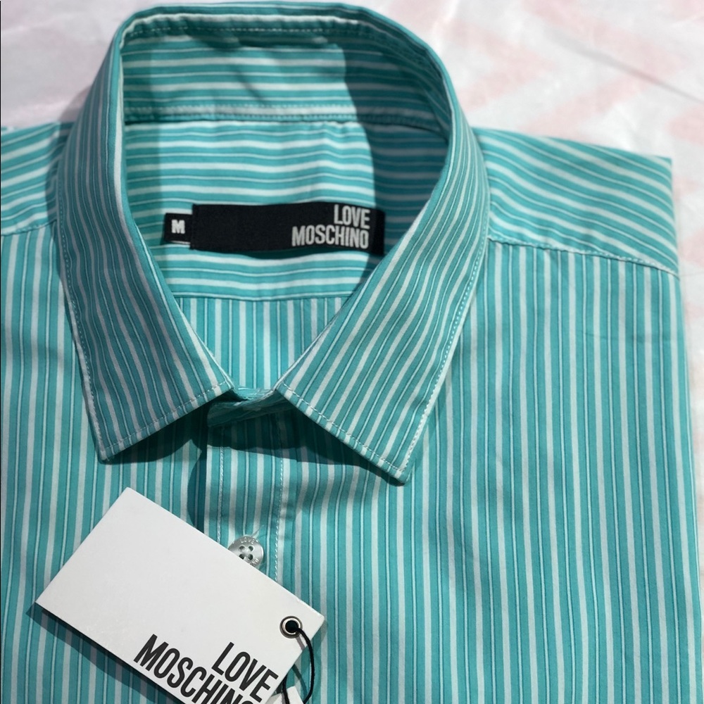 MOSCHINO MEN’S SHORT SLEEVE SHIRT - Picture 3 of 6